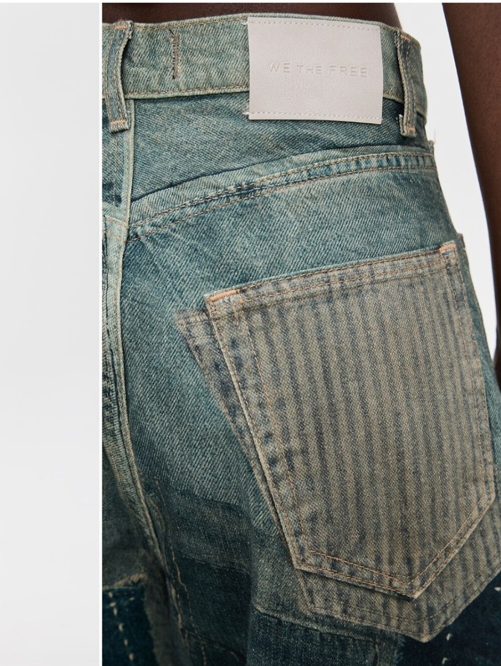 NWT FREE PEOPLE X WE THE FREE ILLUSION RELAX FIT JEANS- SIZE 30 - Picture 4 of 9